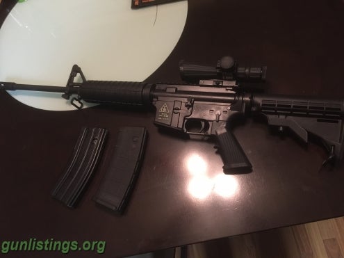 Rifles Del-Ton 5x56/.223 AR 15 And Ncstar Scope (Brand New)