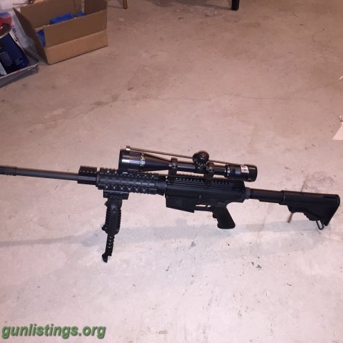 Rifles DPMS Panther 308lr With Extras