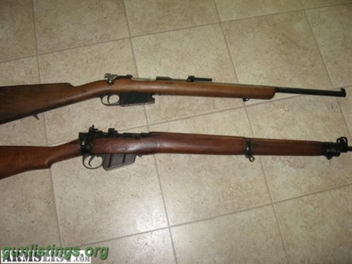 Rifles Enfield No4 MK1 British .303 & Argentine Mauser
