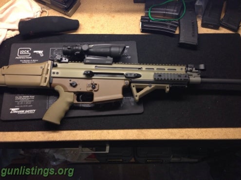 Rifles FNH SCAR 17S In FDE 6 Mags