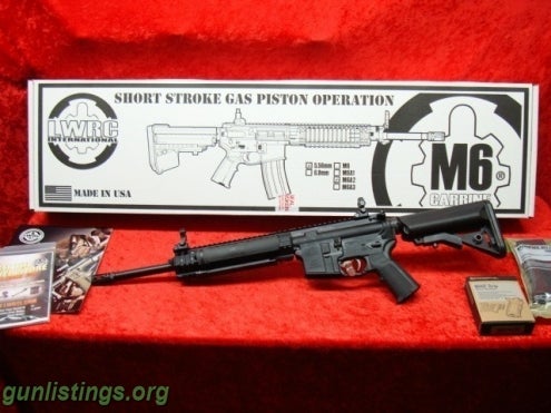 Rifles LWRC M6 A2 AR 15 GAS PISTON M4 AR15 5.56223..NEW!