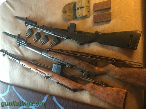 Rifles M1 Garand/ M1 Carbine/svt40/ Colt 1911/ S&W 4505 *rare*