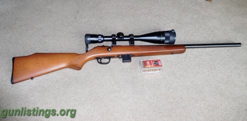 Rifles Marlin Rifle With Scope