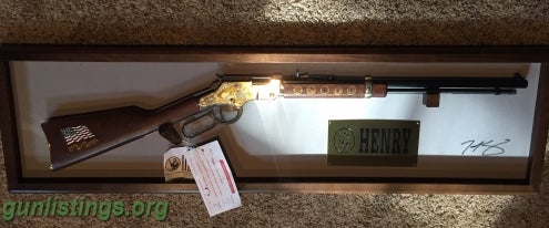 Rifles Military Tribute Rifle Signed By Sen Ted Cruz!