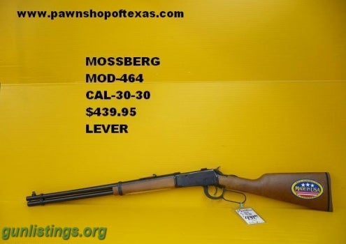 Rifles MOSSBERG 30-30 LEVER