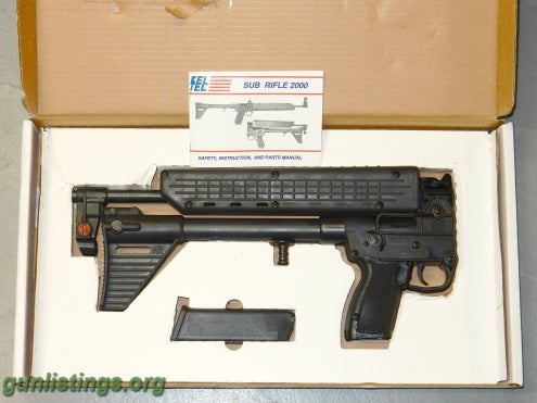 Rifles New In Box Kel-Tec Sub 2000 .40 S&W Glock Type W/ Soft
