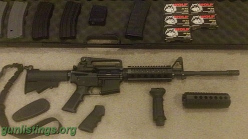 Rifles Olympic Arms AR-15 With Accessories