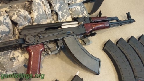 Rifles Polish Ak47 Underfolder With Lots Of Mags