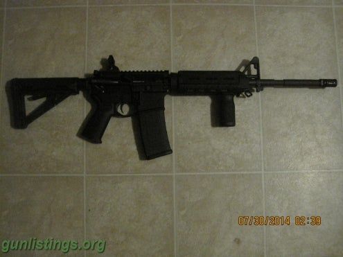 Rifles PSA AR15 M4 Style Magpulled Out