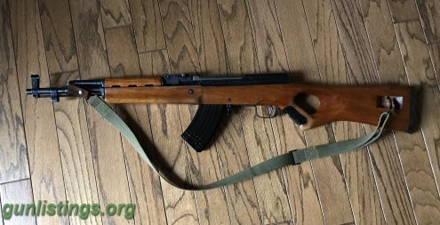 Rifles Rare SKS Sporter Takes AK Mags