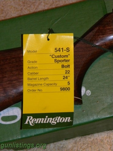 Rifles Remington 541-S