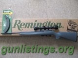 Rifles Remington 597/scope 22lr