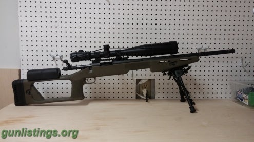 Rifles Remington 700 Vtr. 308 + Choate Sniper Stock