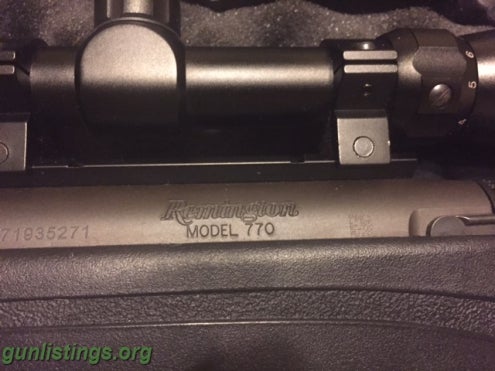 Rifles Remington 770 30-06 With 3-9 Variable Scope