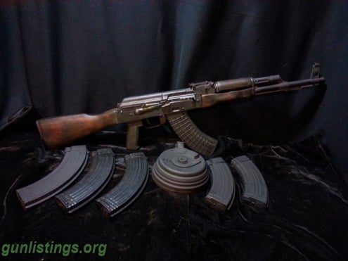 Rifles Romanian SAR-1 Ak47 W/ Extra Mags+Drum