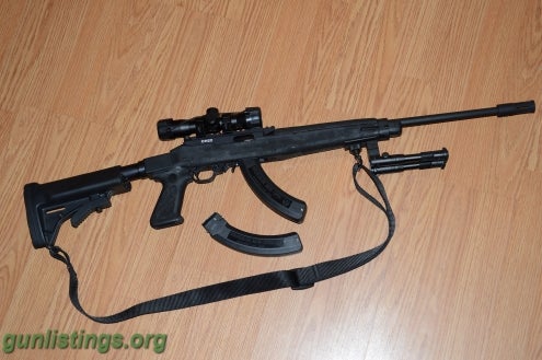 Rifles NEW, Ruger 1022 With AR Receiver