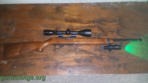 Rifles Ruger 10/22 With Kill Light