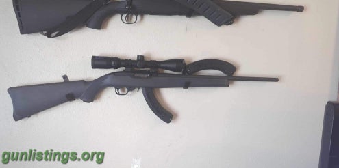 Rifles Ruger 10/22 With Scope