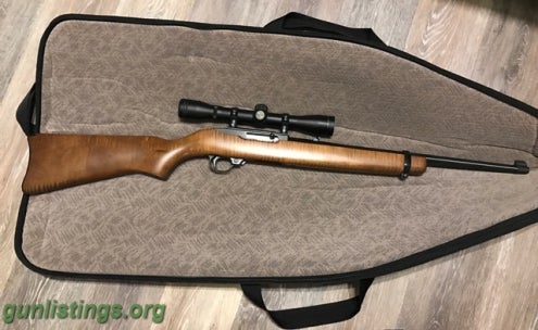Rifles Ruger 10/22 With Simmons Scope And Assault Case