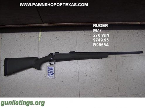 Rifles RUGER 270