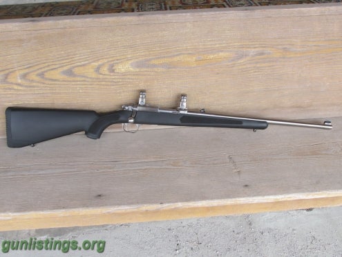 Rifles Ruger 77/44, 44 Mag,Stainless,18.5