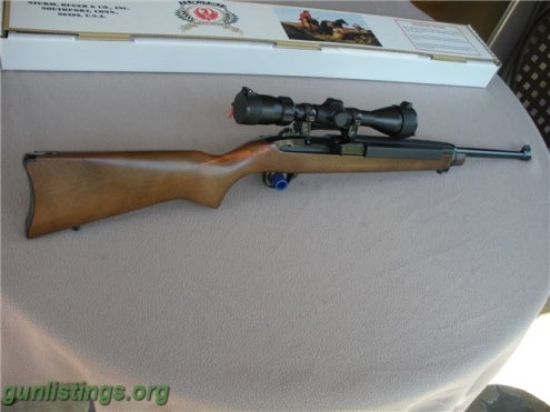 Rifles Ruger 99/44 Deerfield Carbine 44 Mag Boxed & Scope