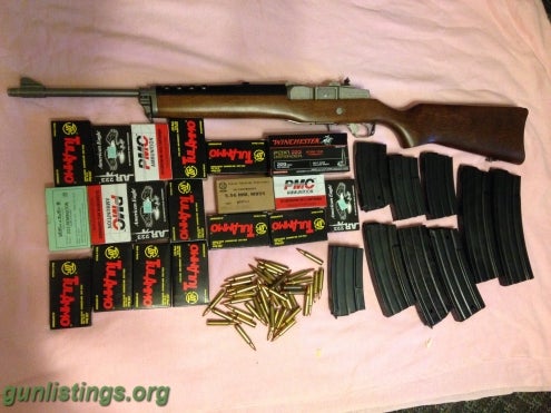 Rifles Ruger Ranch Rifle & Clips & Ammo