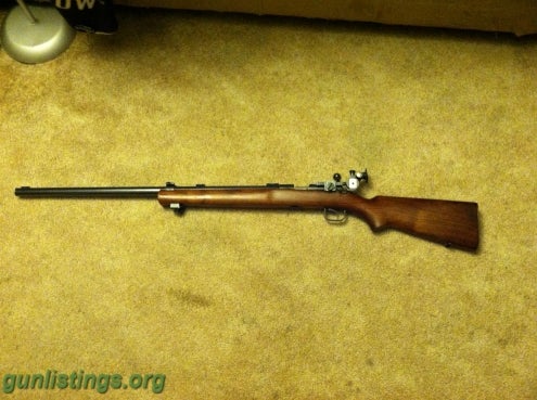 Rifles Sale/Trade: Winchester 52 22 LR 1935 Bull Barrel Lyman