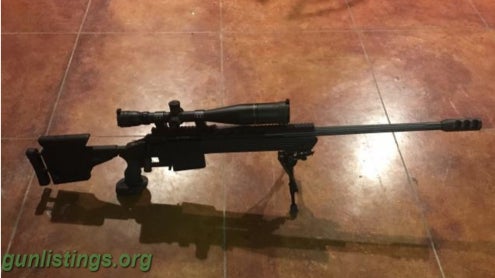Rifles 338 Lapua Savage110ba With Scope And 300 Rounds