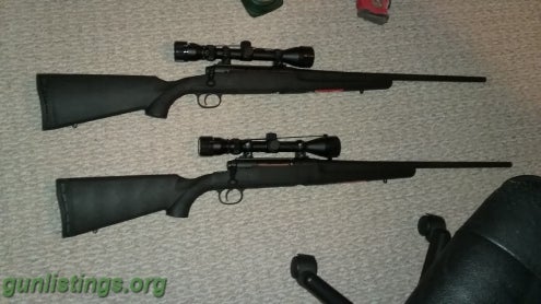 Rifles Savage .223 And .308 Rifle W Scope