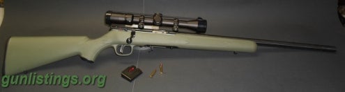 Rifles Savage 93 Tactical 22 Magnum W/Thompson Scope