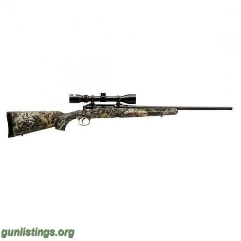 Rifles Savage Axis 308 Camo With Scope New In Box
