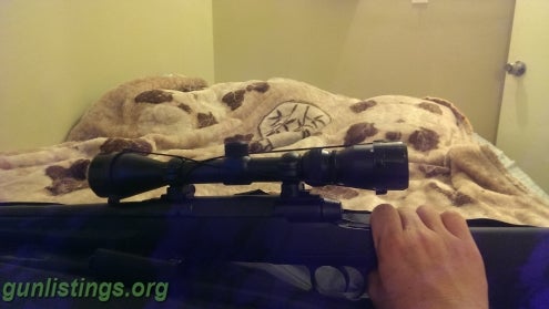 Rifles Savage Axis XP Chambered In 223 Scoped