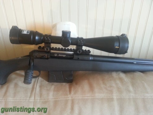 Rifles Savage FCP-SR In .308 With Nikon Monarch