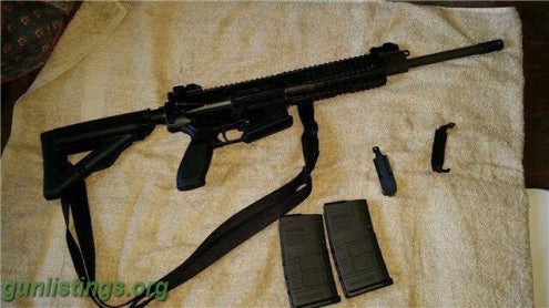 Rifles Scar17s With Two 20 Rd Magazines,new Optic,magpul Grip