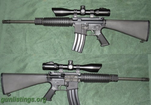 Rifles Scoped AR 15
