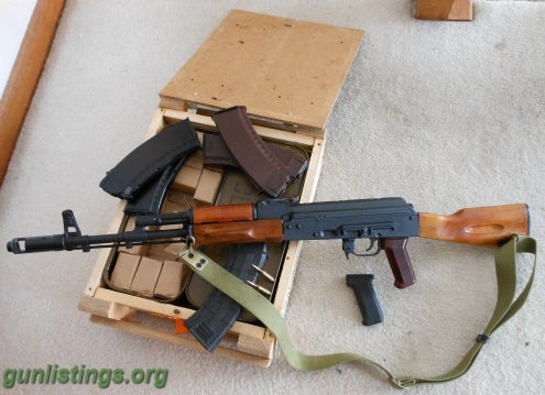 Rifles Waffen Works AK74, 2000 Rnds 7N6, Mags