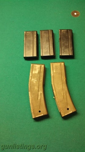 Rifles WWII M1 30 Cal. Magazines 4 Total Also  WWII Pouch