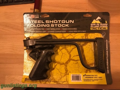 Shotguns Remington 870 Butler Creek Folding Stock New In Package
