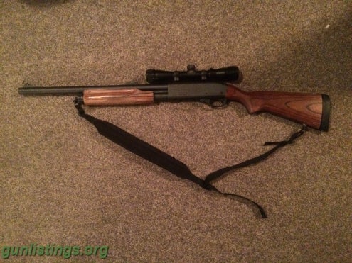 Shotguns Remington 870 Rifled And Scoped 12 Gauge
