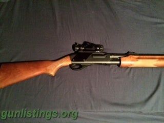 Shotguns Remington 870 With Rifled Barrel And Red Dot Sight