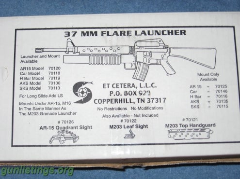 Accessories 37MM Flare Launcher For AR15 H Bar