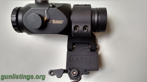 Accessories Burris 3x Magnifier & Larue FTS Mount