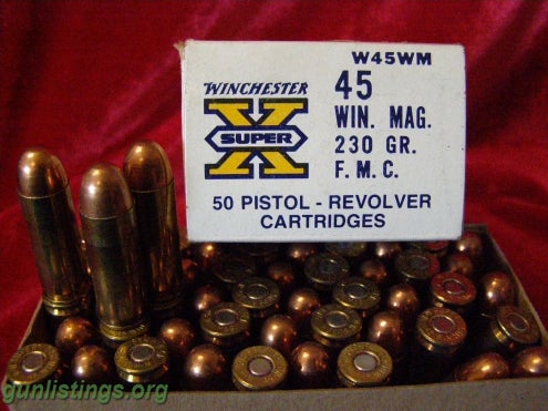 Ammo 45 Winchester Magnum