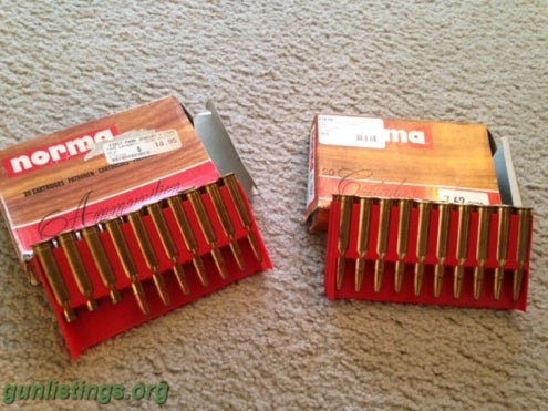 Ammo 7.62 Match Brass And 7.62x53R Norma Ammo