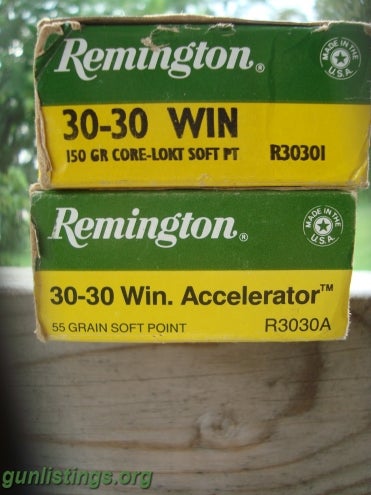 Ammo 8 Boxes Of 30-30 Win Ammo