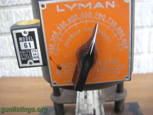 Ammo Lyman #61 1000watt Lead Furnace