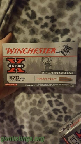 Ammo Winchester 270 Ammo