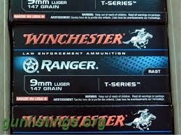 Ammo Winchester Ranger 9mm