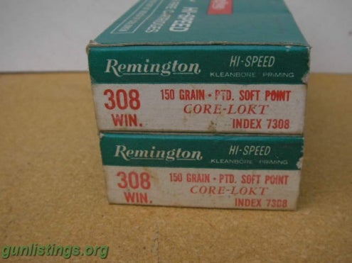 Ammo Winchester/Remington308 Ammo